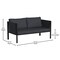 Flash Furniture Black Loveseat with Storage & Charcoal Cushions GM-201108-2S-CH-GG - alternate 9